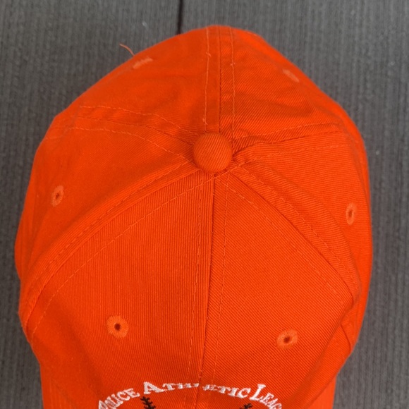 Police Athletic League Huntington Baseball Hat Unisex Adjustable Orange Cap - Picture 5 of 13